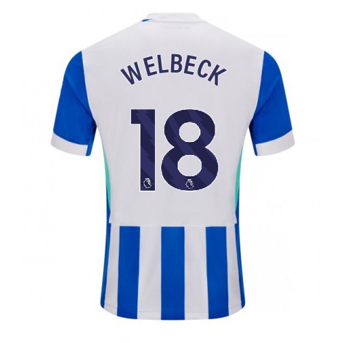 Moški Nogometni dresi Brighton Danny Welbeck #18 Domači 2025-26 Kratek Rokav